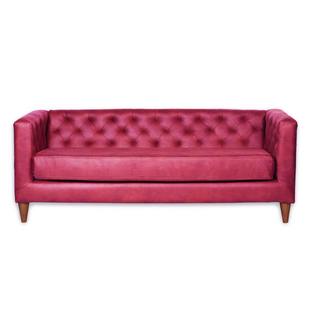 Sofá Latam Home Brescia 3 Cuerpos Rojo