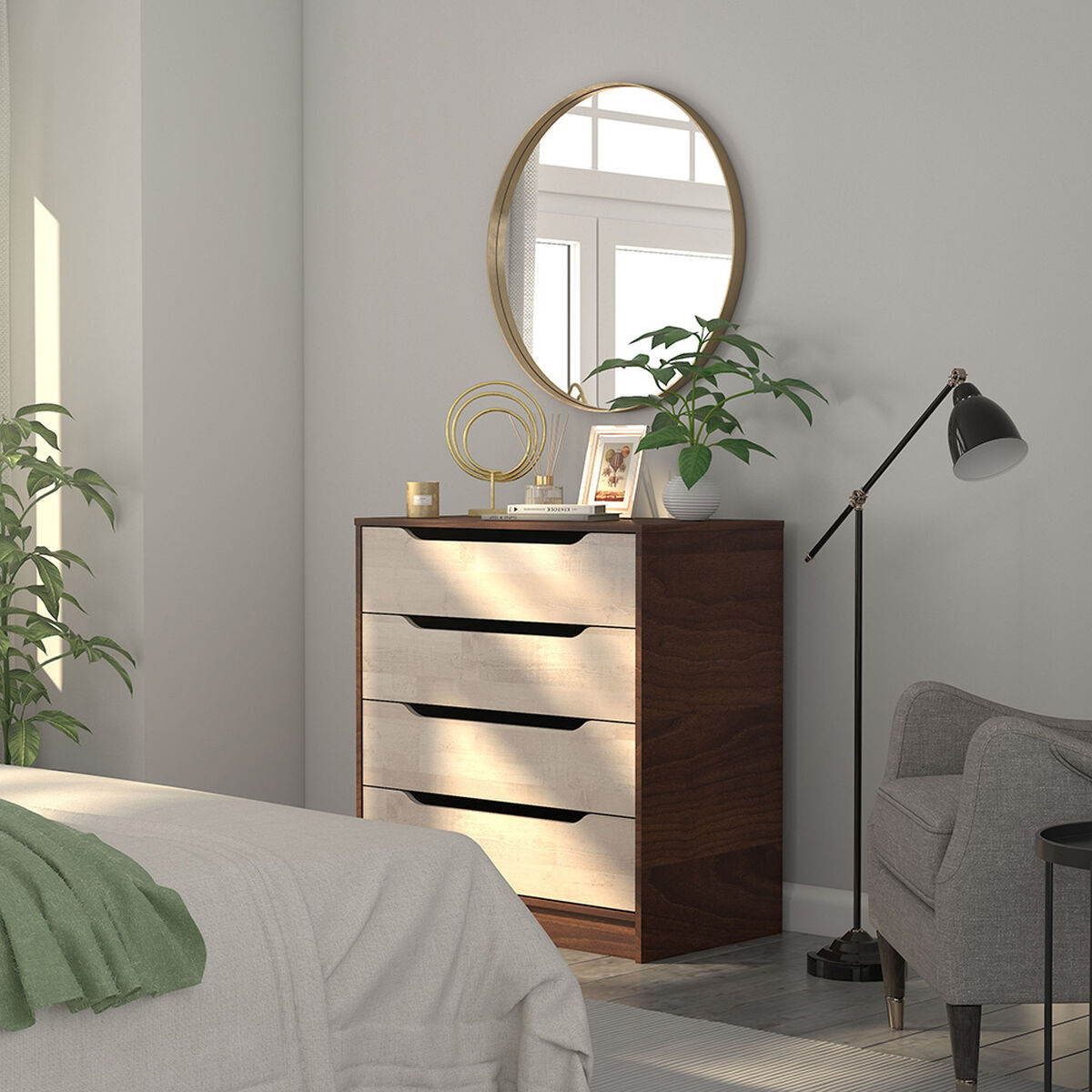 Cómoda Legno 4 Cajones