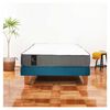 Cama Europea Latam Home 1,5 Plazas Zen Best Azul