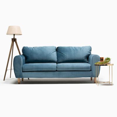 Imagen 2 del producto Sofá Kea Lanston 3 Cuerpos Azul Petróleo