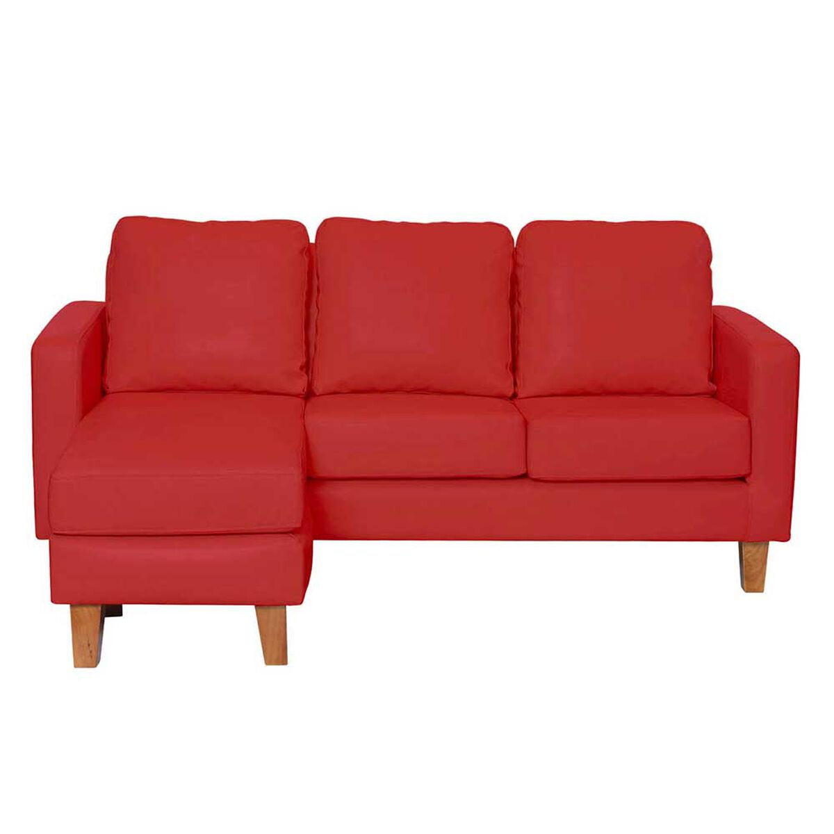 Sof&aacute; Seccional Intercambiable Latam Home Venecia 3 Cuerpos Rojo