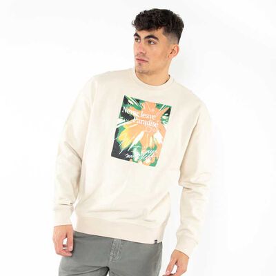 Polerón Con Estampado Hombre Fiorucci Beige-As-O