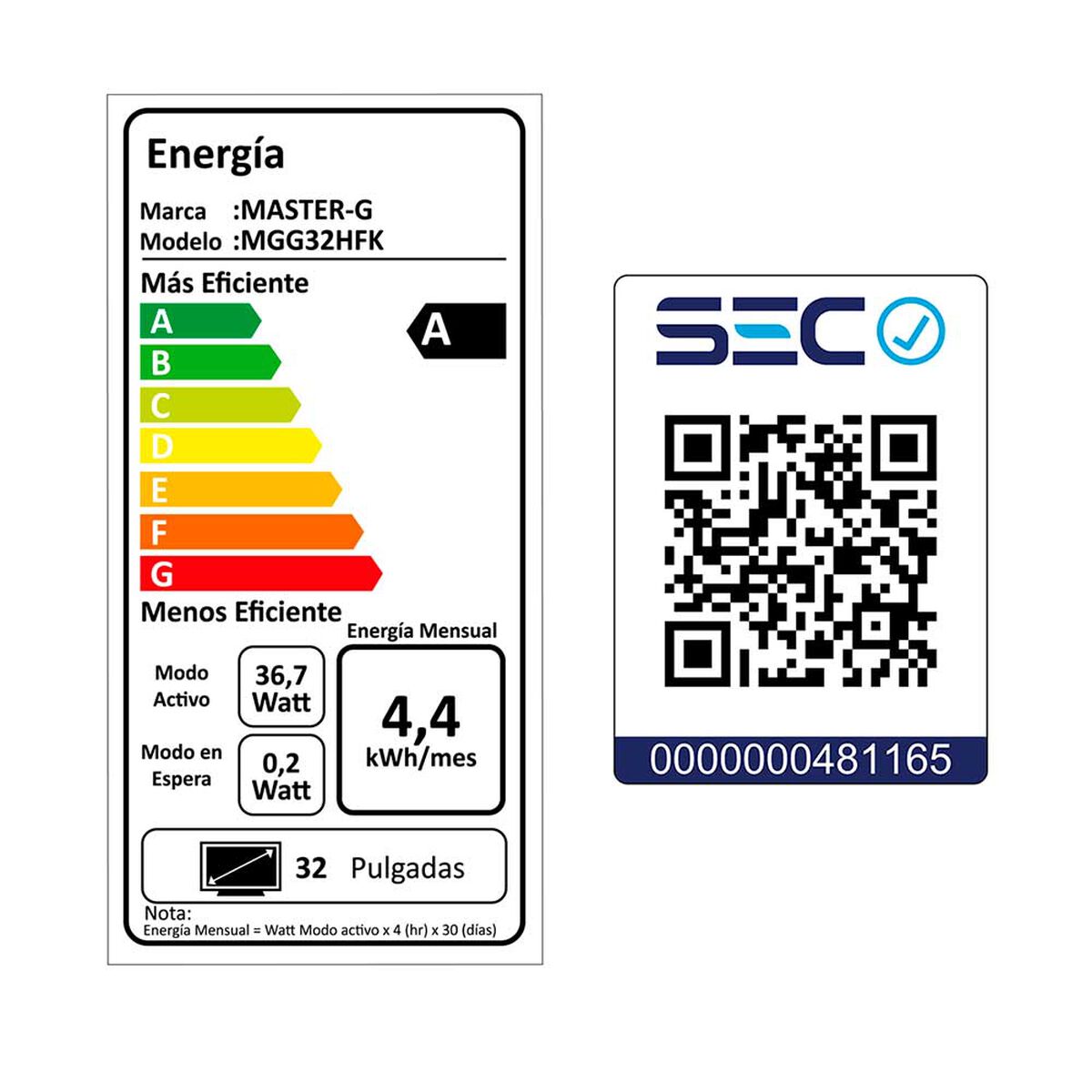 LED 32'' Master-G MGG32HFK Google TV HD