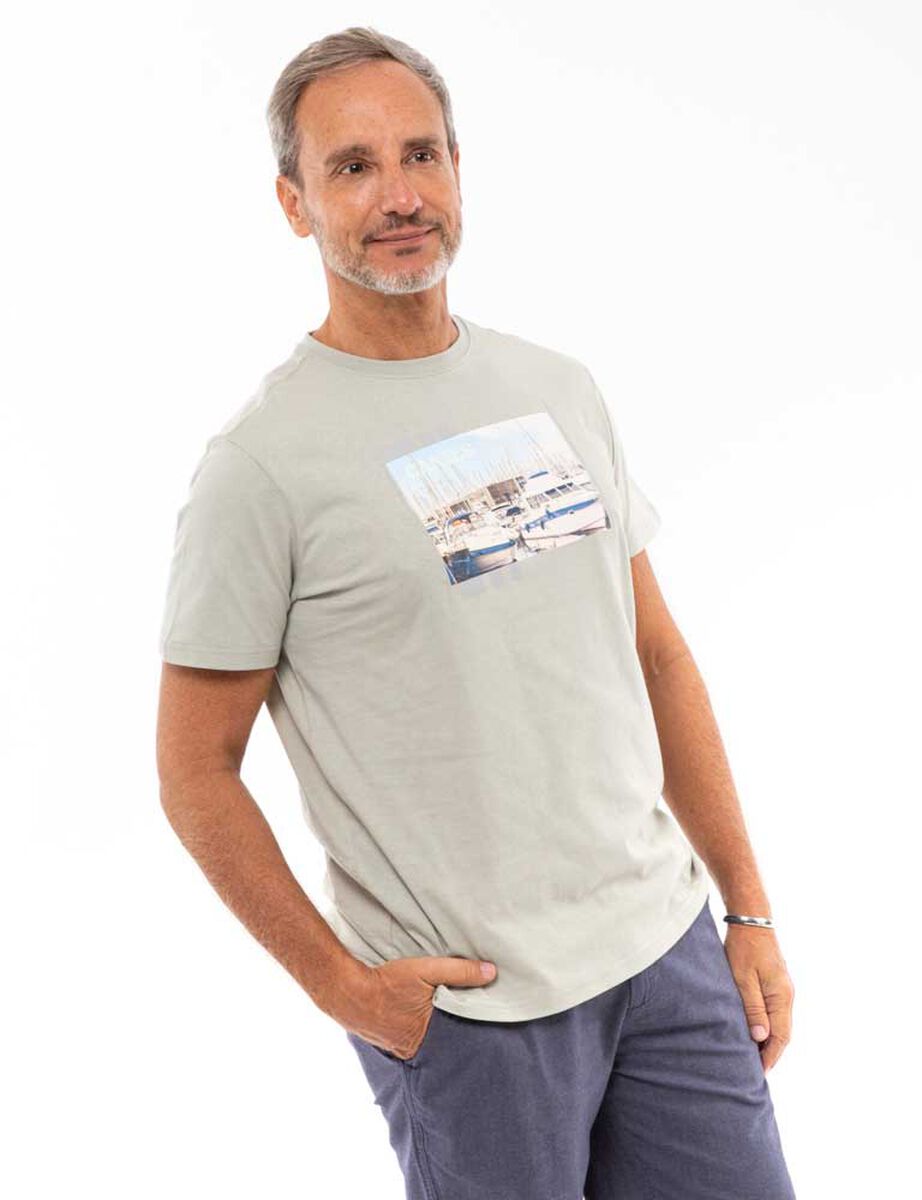 Polera De Algod&oacute;n Manga Corta Hombre Portman Club