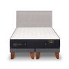 Cama Europea CIC Base Dividida 2 Plazas Premium + Respaldo Tigris