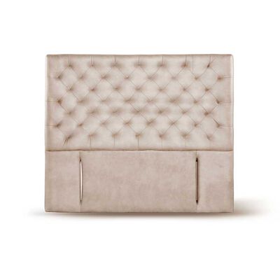 Respaldo Latam Home King Brescia Cuero Beige