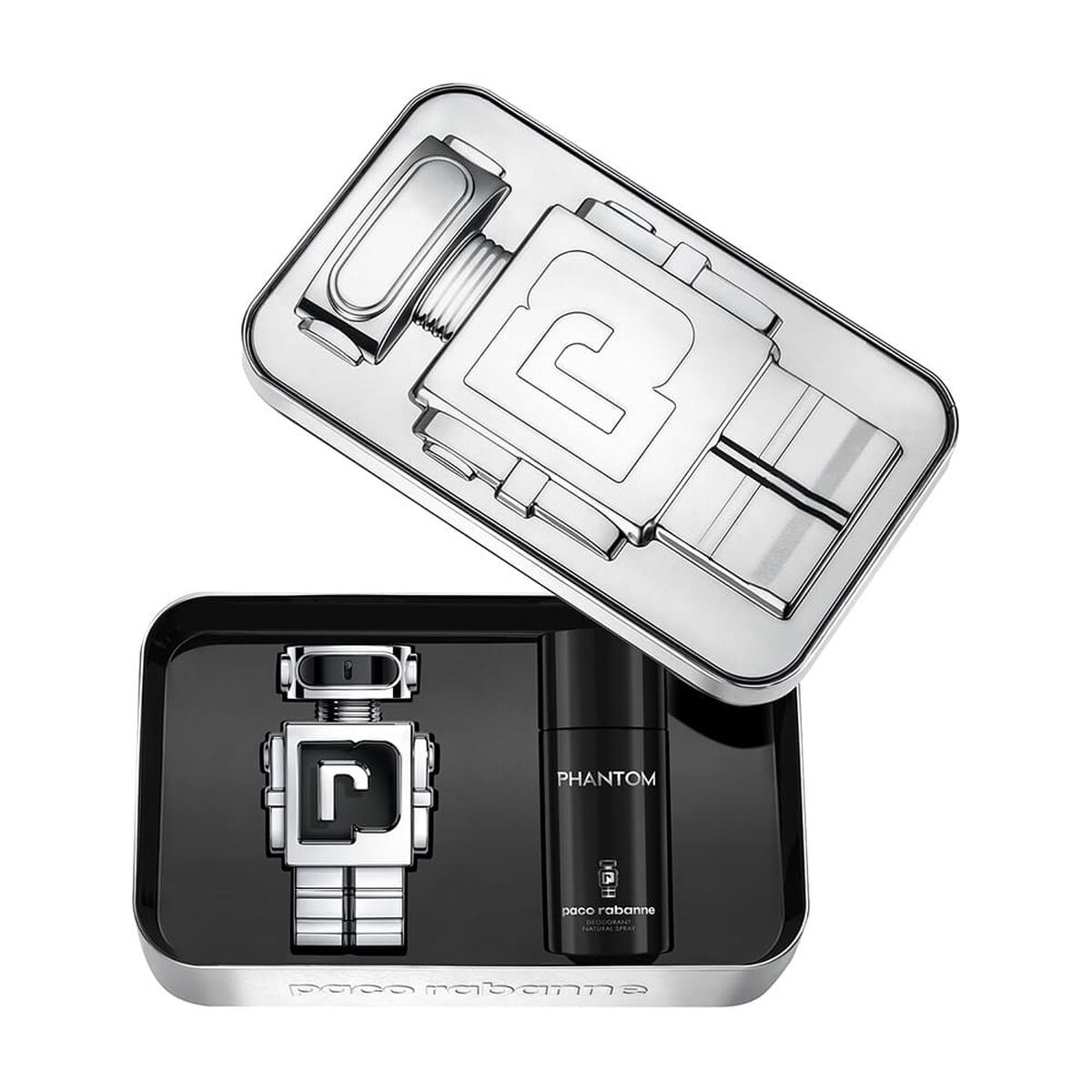 Set de Perfume Paco Rabanne Phantom EDT 100 ml + Desodorante 150 Launch / Hd20