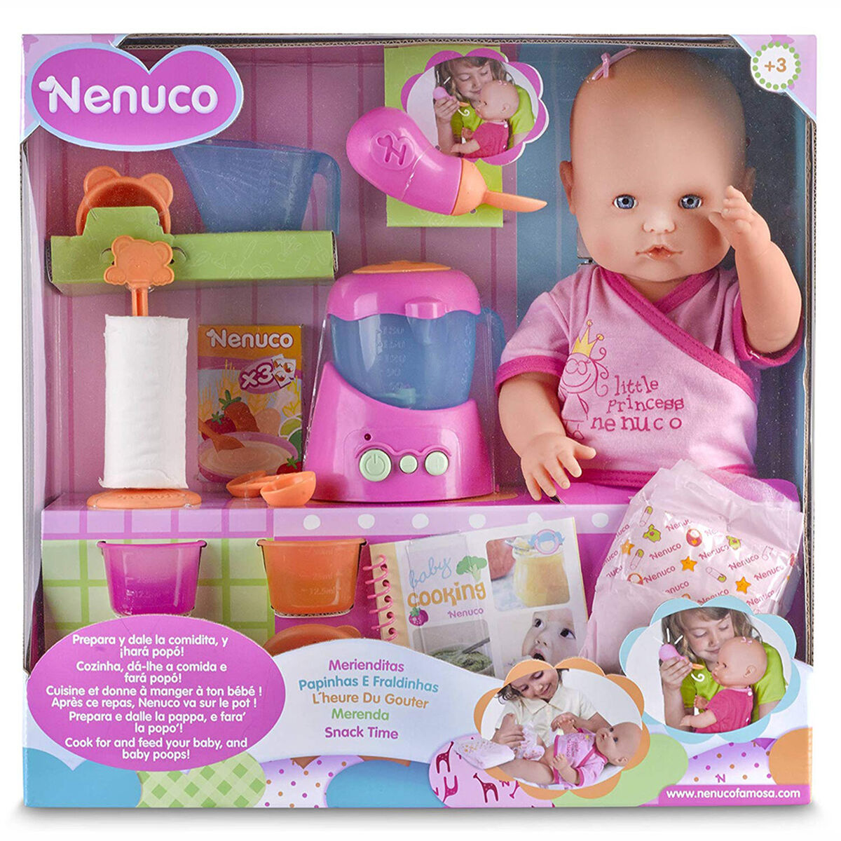 Muñecas Babydoll Nenuco Comidas