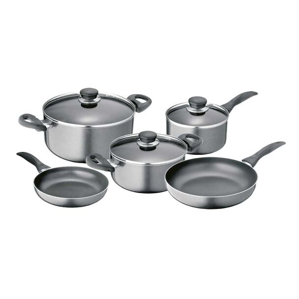 Batería de Cocina Aluminio Fantuzzi Gourmet Gris 8 Piezas
