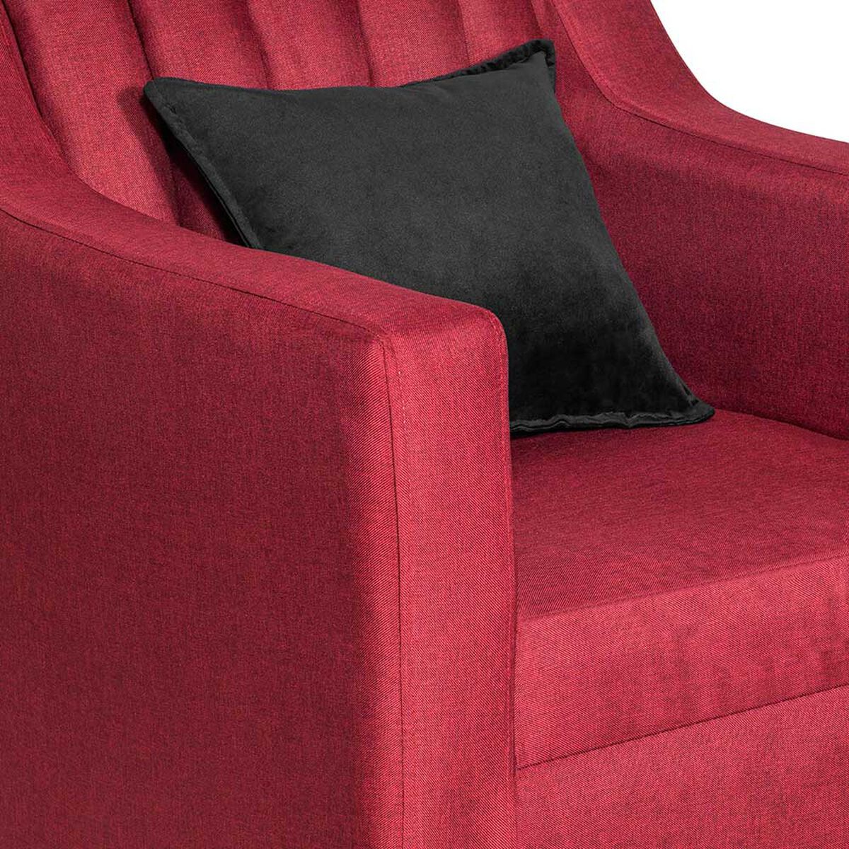 Juego de Living Dise&ntilde;o A&M Home Isabella Sof&aacute; 3 Cuerpos + 2 Sillones 1 Cuerpo Burdeo