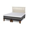 Cama Europea CIC Base Dividida 2 Plazas Balance + Respaldo Dublin Alpino