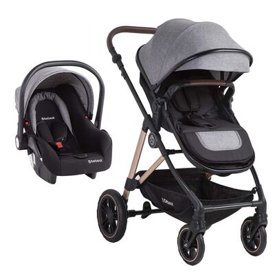 Imagen 1 del producto Coche Cuna Travel System Bebe Neo Gris Bebesit