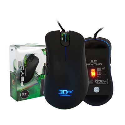 Imagen 1 del producto Mouse Gamer 3DFX Psycho Negro
