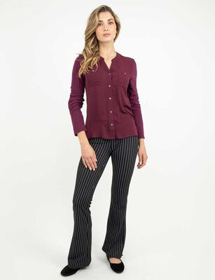 Imagen 2 del producto Blusa Manga Larga Mujer Zibel Burdeo