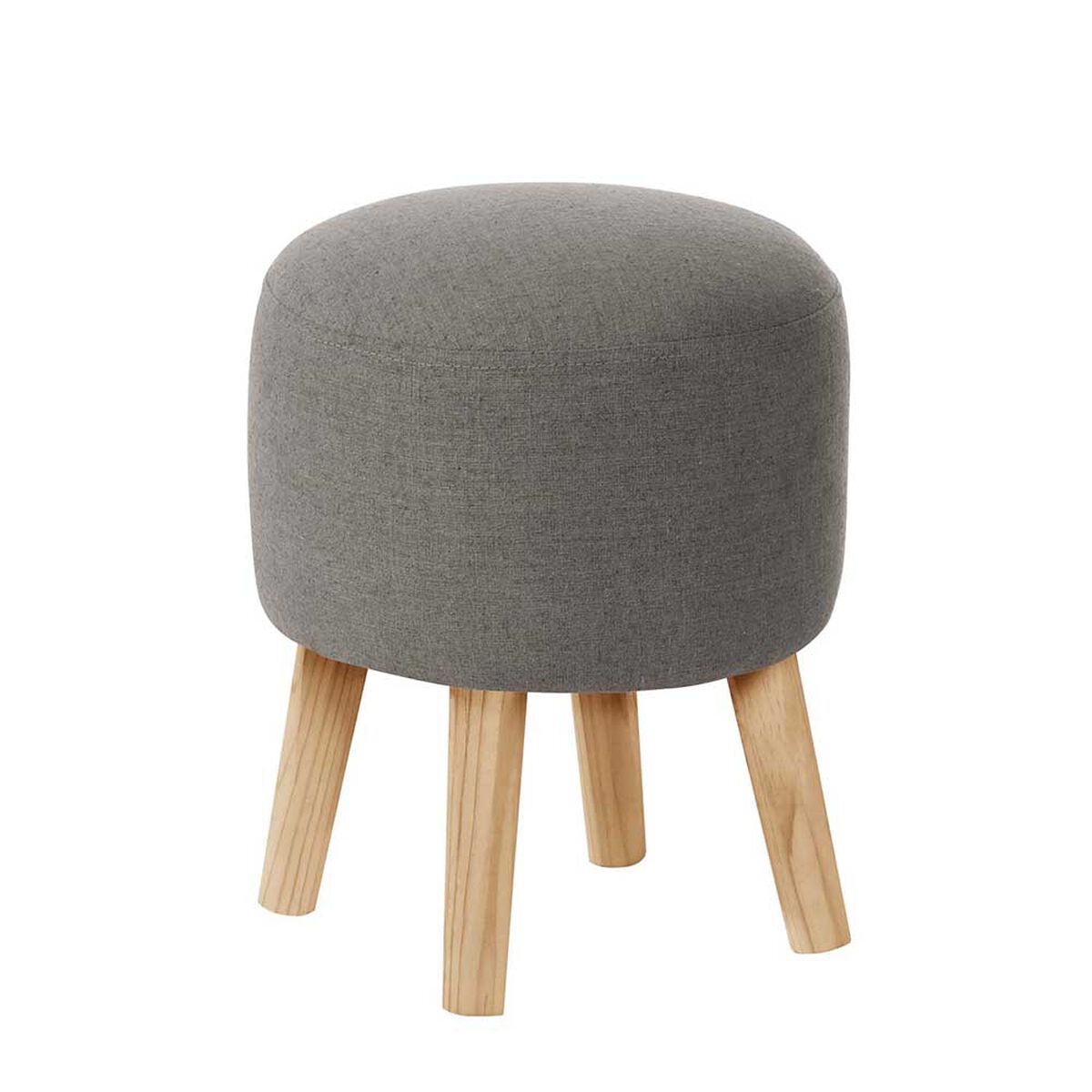 Pouf Latam Home Nantes Lino Gris Oscuro