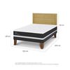 Cama Europea CIC 2 Plazas Ortopedic + Respaldo Milan Mostaza