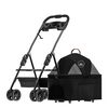Coche para Mascota Lubabycas Paws Negro