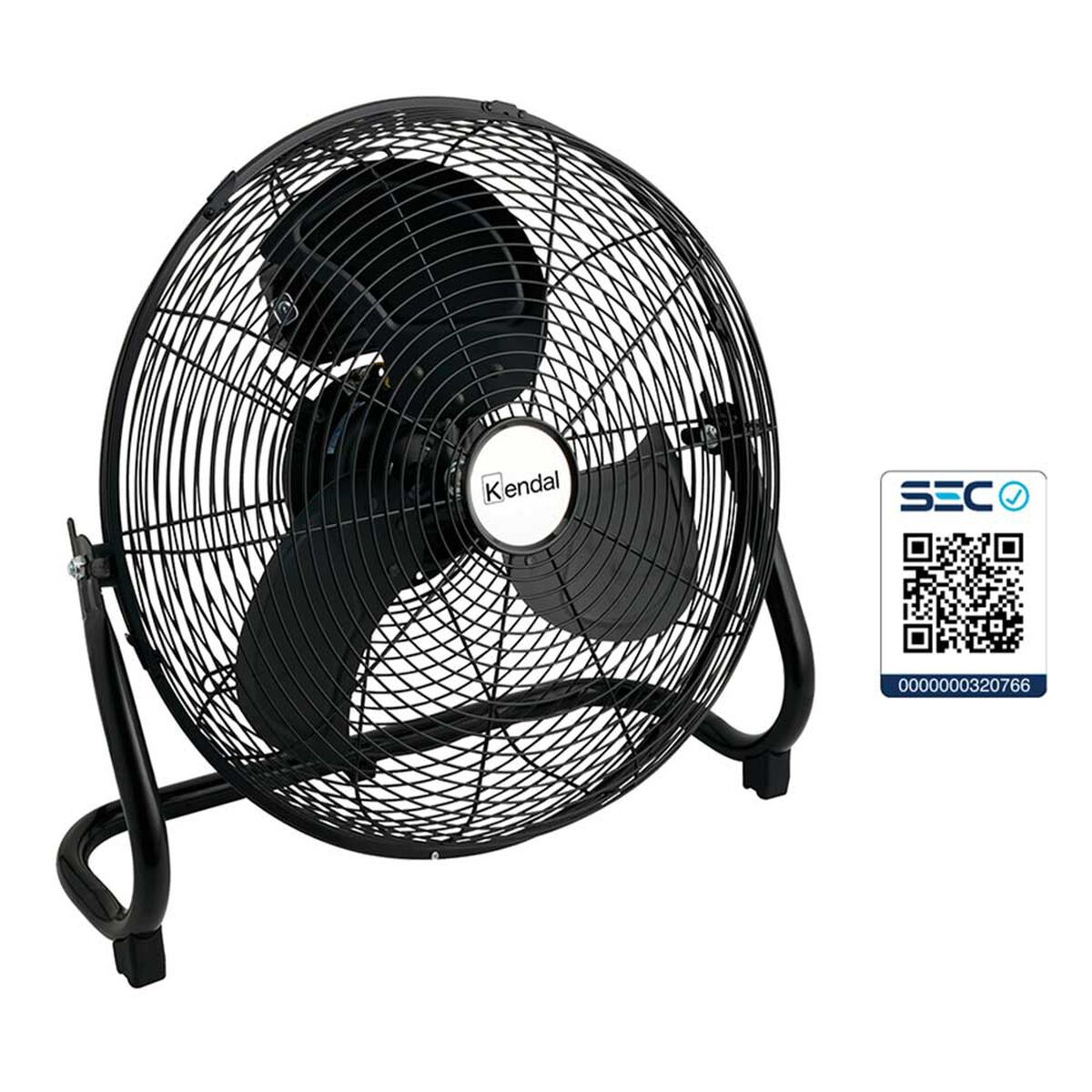 Ventilador de Piso Kendal 20" Fe-50 Negro