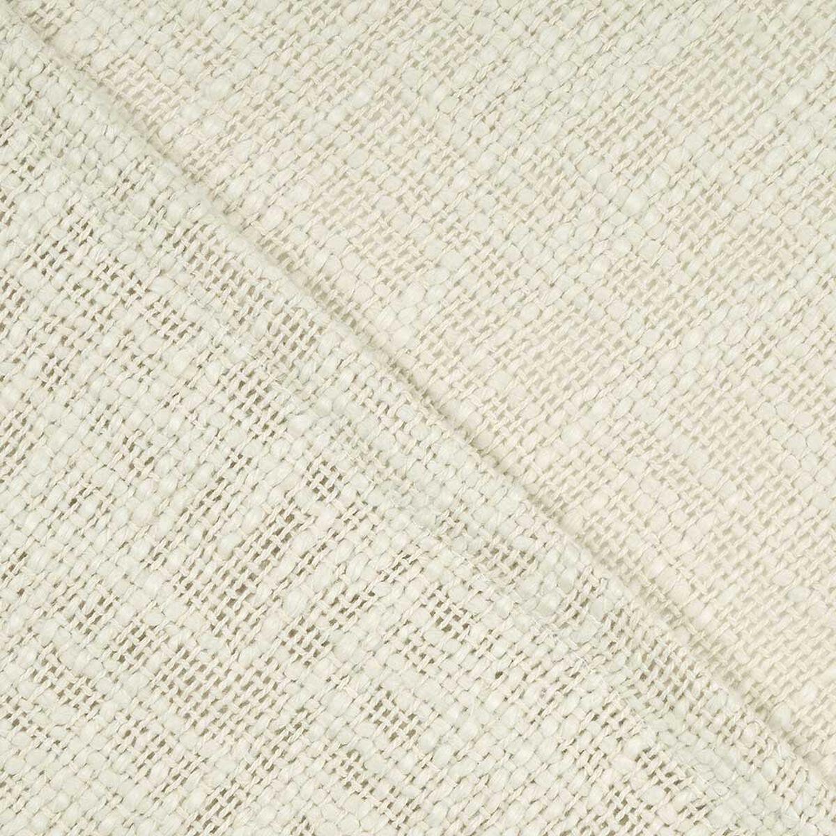 Mantas Algod&oacute;n Mashini Tejido Marfil 130 x 160 cm