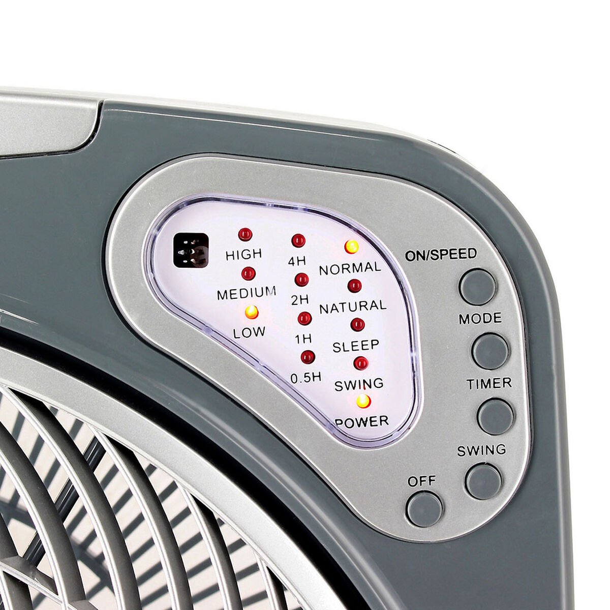 Ventilador Piso/Mesa 12" Con Control Y Timer