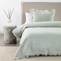 Quilt Royal Supreme 1.5 Plazas Ruffle Sage
