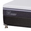 Box Spring CIC 2 plazas Ortopedic Advance + Respaldo + velador Eufrates
