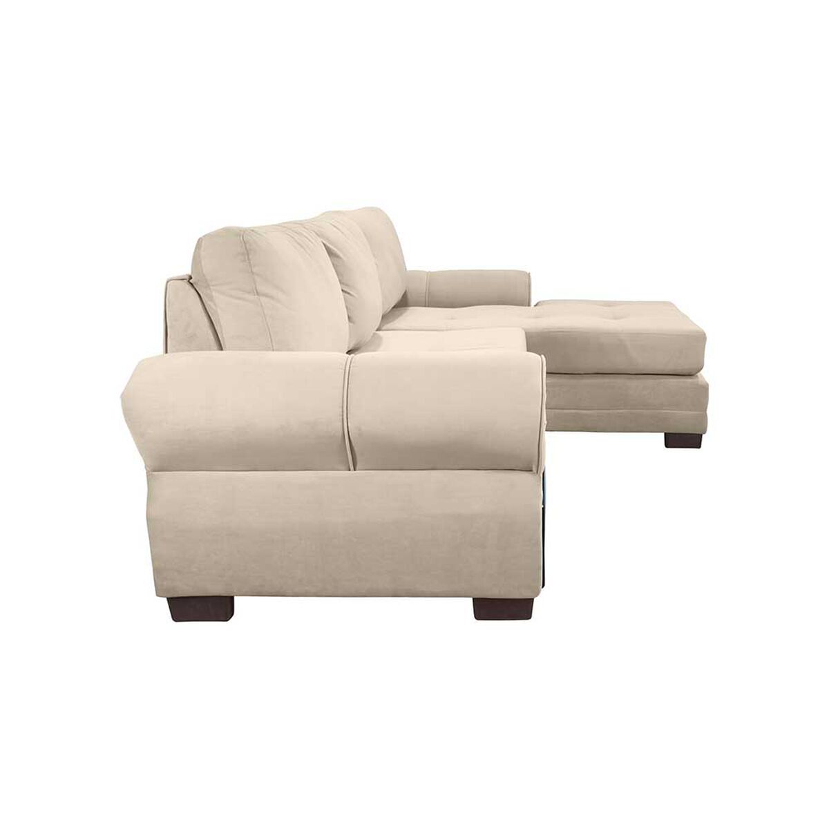 Sofá Seccional Living Factory Oregon 4 Cuerpos Beige