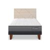 Cama Europea CIC 1,5 Plazas Anatomic + Respaldo Villarrica Alpino