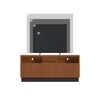 Rack TV Marau Altavision Hasta 75" Café Negro