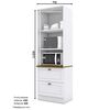 Mueble de Cocina Home Mobili Americana 2 Cajones 2 Puertas Blanco