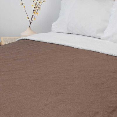 Imagen 2 del producto Frazada Poliéster Doral 2 Plazas Deluxe Café