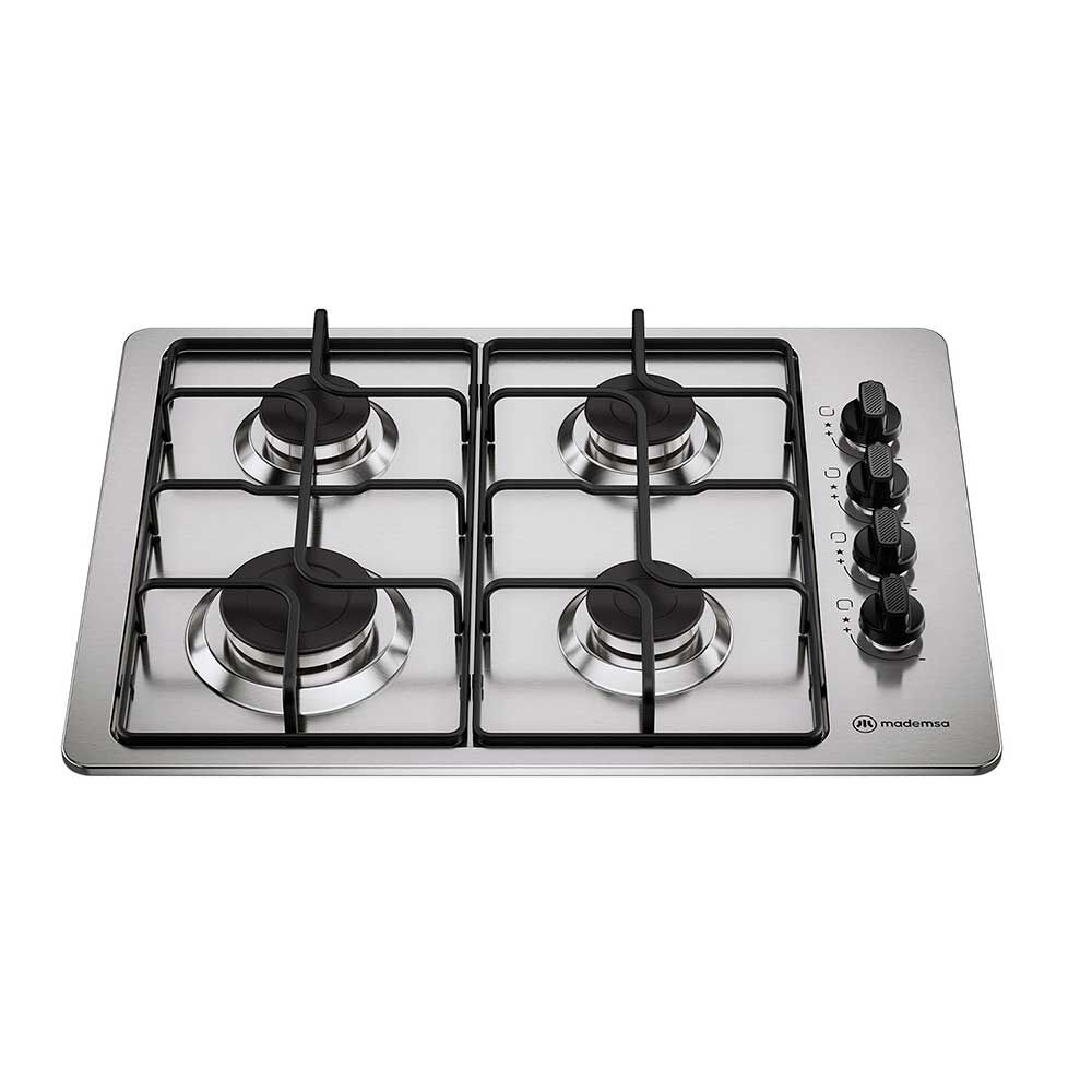 Encimera a Gas Mademsa KM4GX 4 Platos Inox