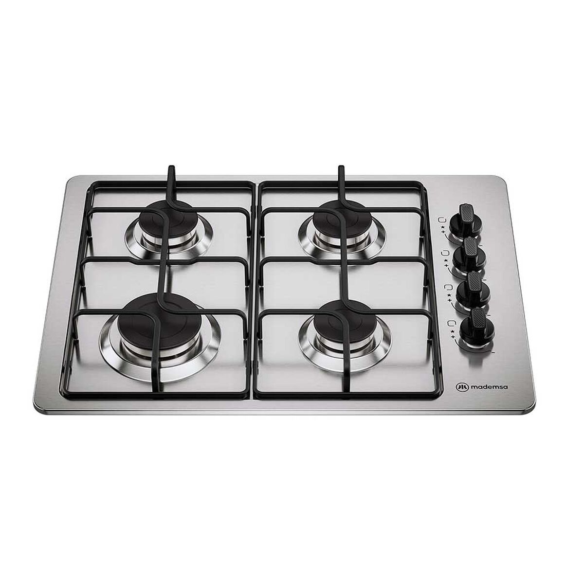 Encimera a Gas Mademsa KM4GX 4 Platos Inox