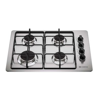 Encimera a Gas Mademsa KM4GX 4 Platos Inox
