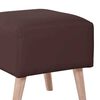Pouf Latam Home Burdeos PU Chocolate