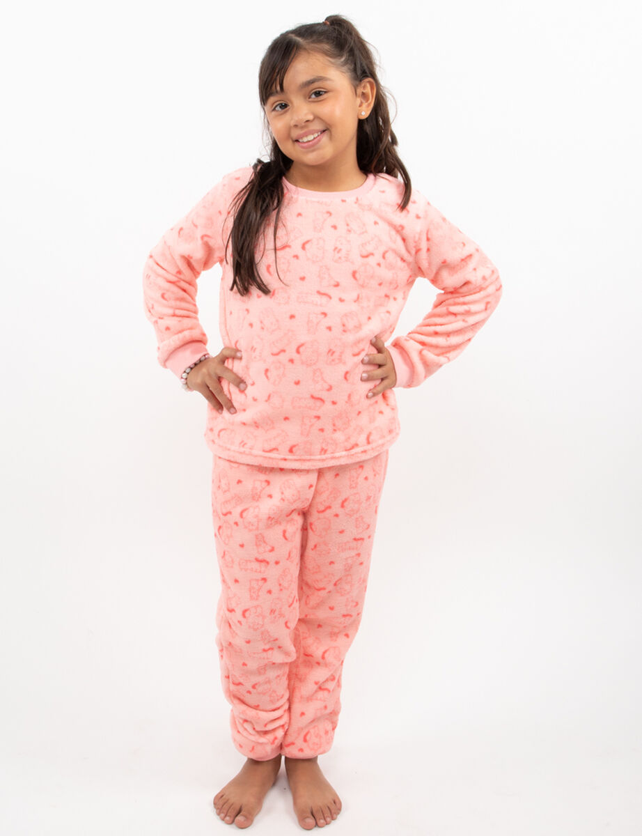 Pijama Polar Ni&ntilde;a Chess
