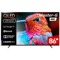 Smart TV QLED 86"" Master-G 4K Google TV MGGK86UFQ