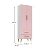 Closet Di Poretti Design Encanto 2 Cajones 2 Puertas Rosado Nude