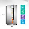 Refrigerador Side by Side Hisense RC-67WS2 509 lts.