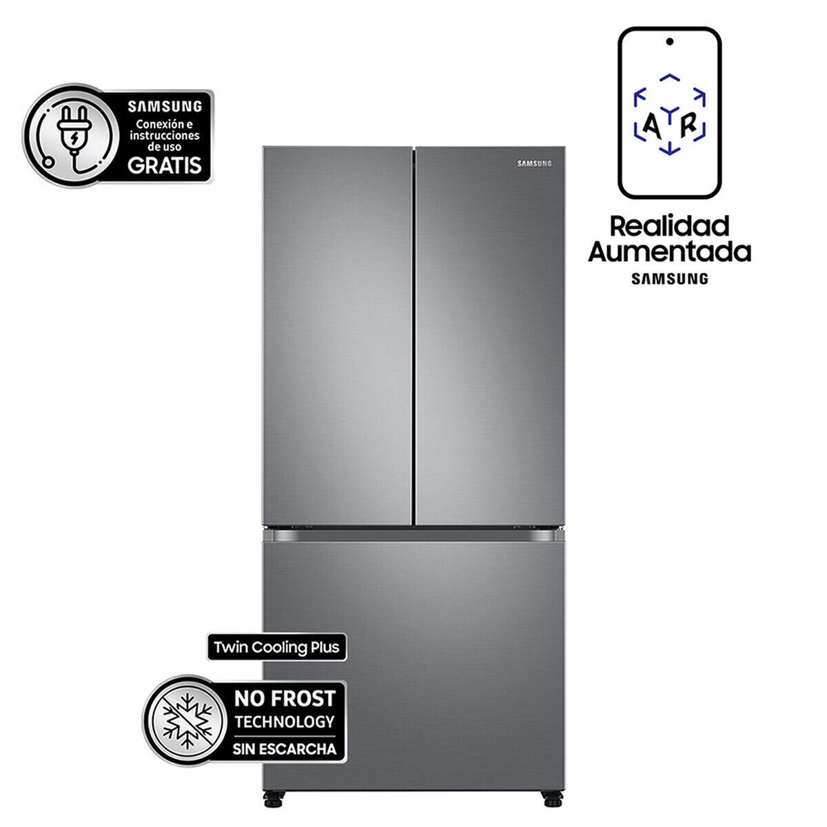 Refrigerador Side By Side Samsung RF44A5002S9 431 lts.