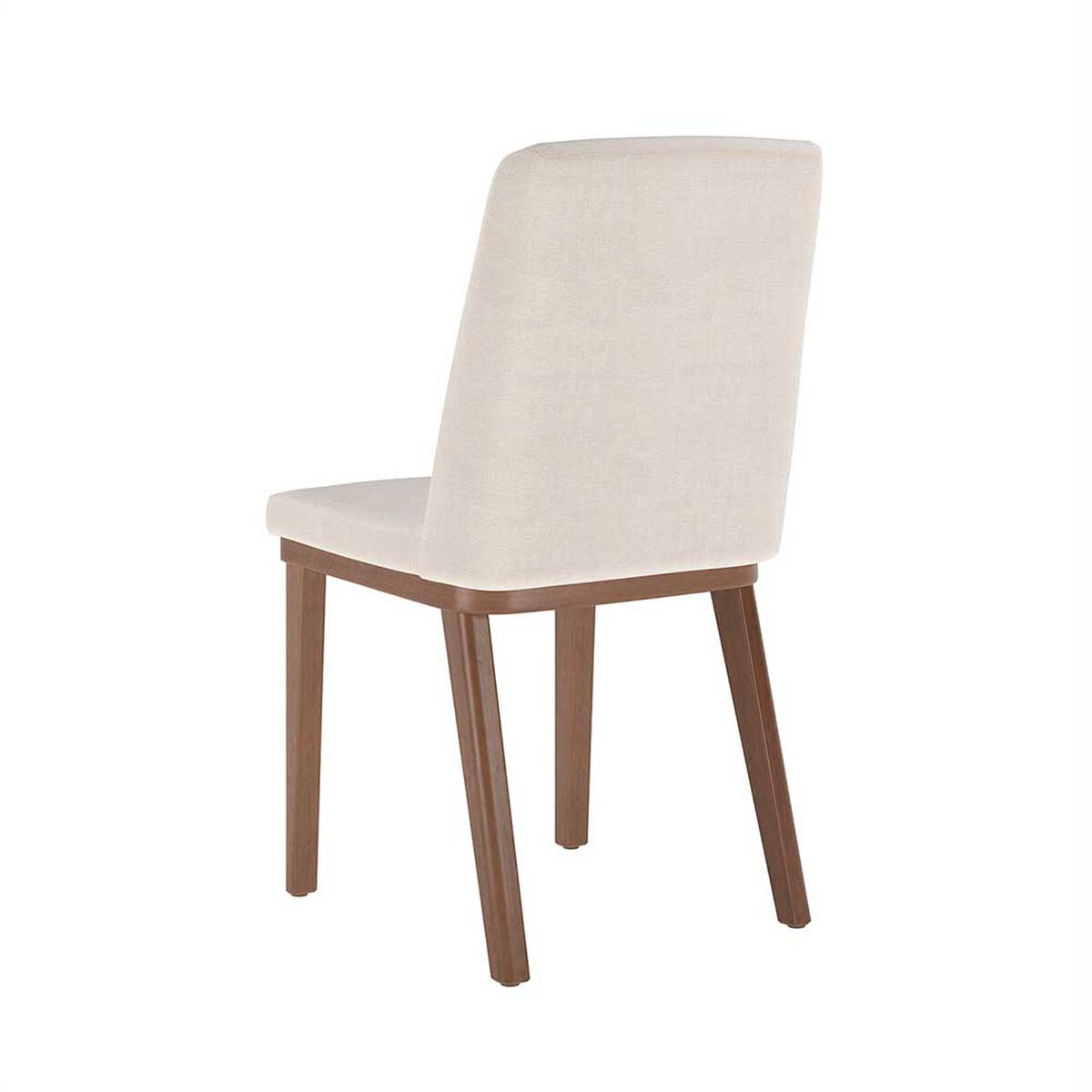 Comedor Decocasa Kalina 4 Sillas Off White Castaño