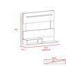 Combo Arrimo + Panel TV 55" + Biblioteca Escalera Tuhome Beijing Wengue