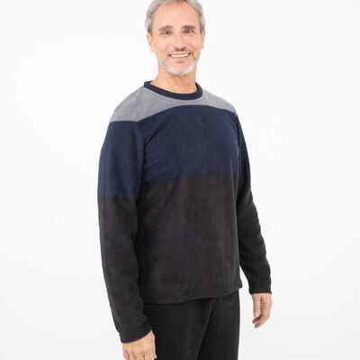 Pijama Larga Polar Manga Larga Hombre Portman Club