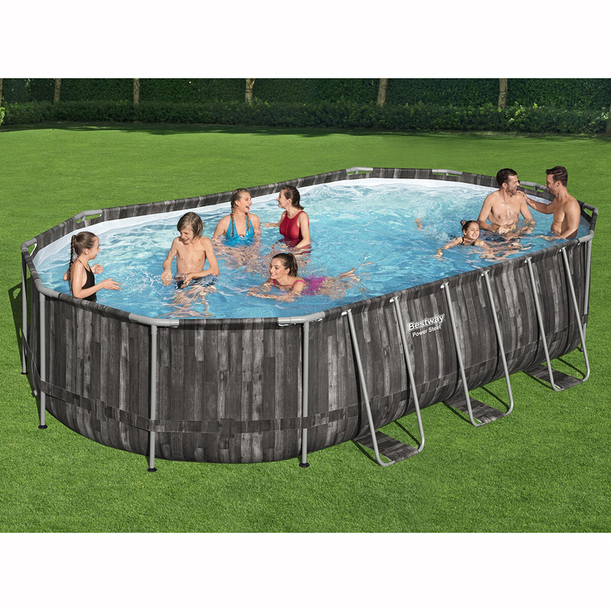 Piscina Estructural Bestway Ovalada 610 cm