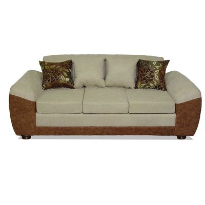 Imagen 1 del producto Sofá Elegant Detail Houston 3 Cuerpos Tela/PU Beige