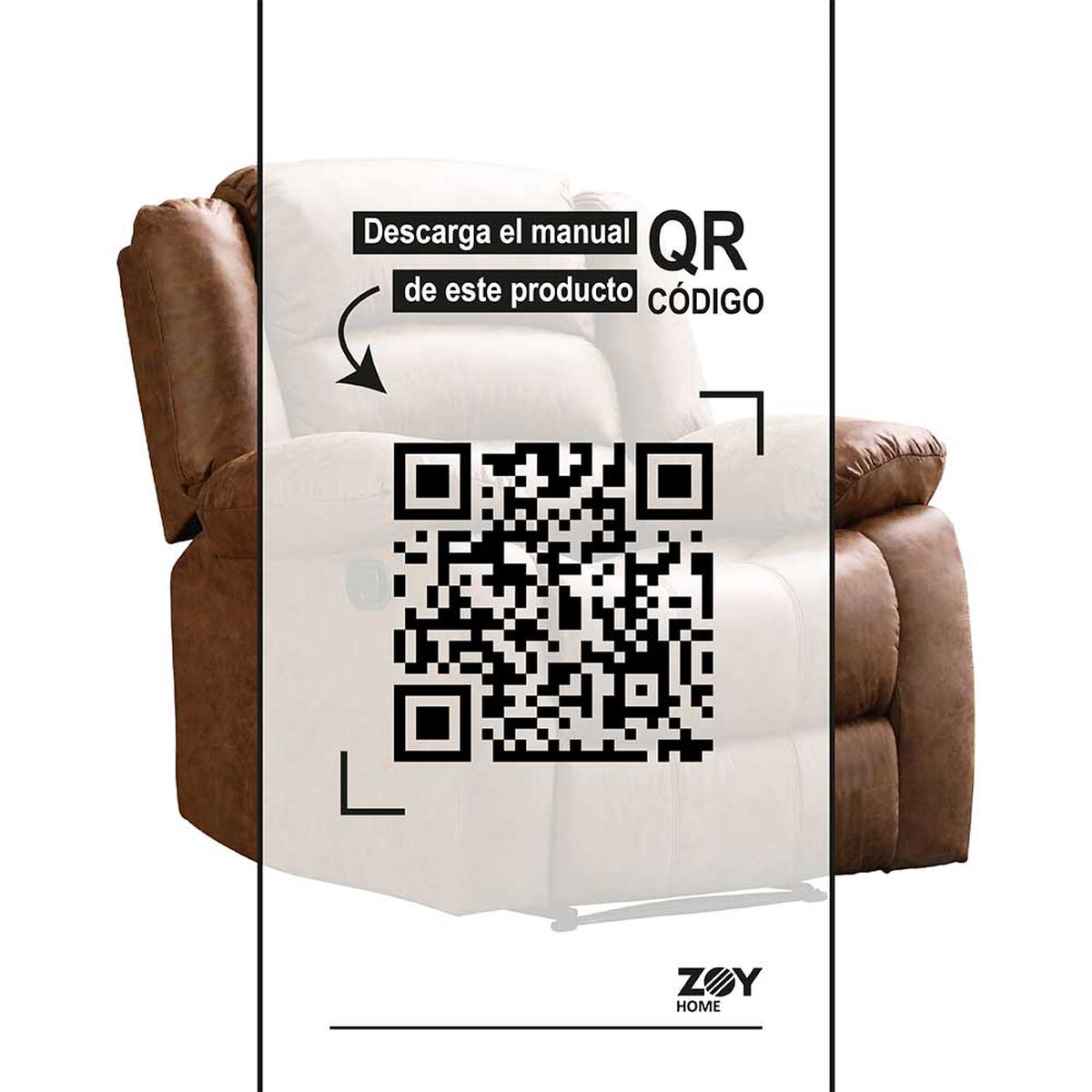 Bergere Reclnable Zoy Home Bombay Café