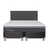 Box Spring CIC Base Dividida King Ortopedic Advance + Respaldo Eufrates