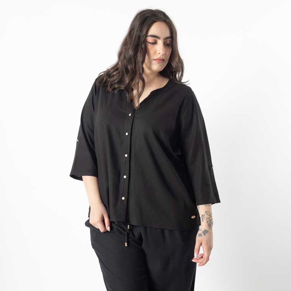 Blusa Lino Mujer Extralindas