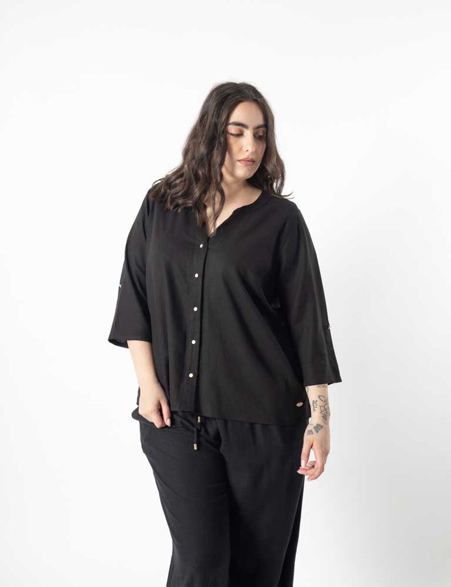 Blusa Lino Mujer Extralindas