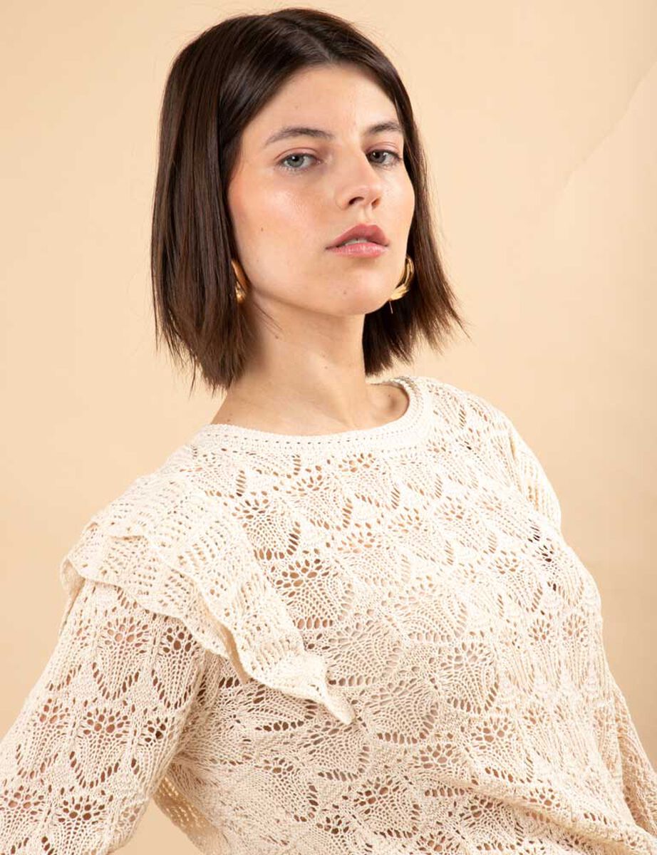 Sweater Crochet Mujer Zibel